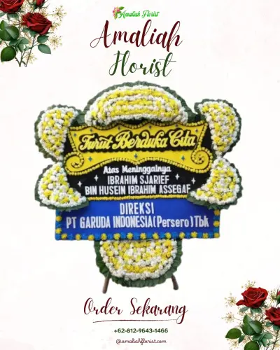 Papan Bunga Duka di Sidoasri
