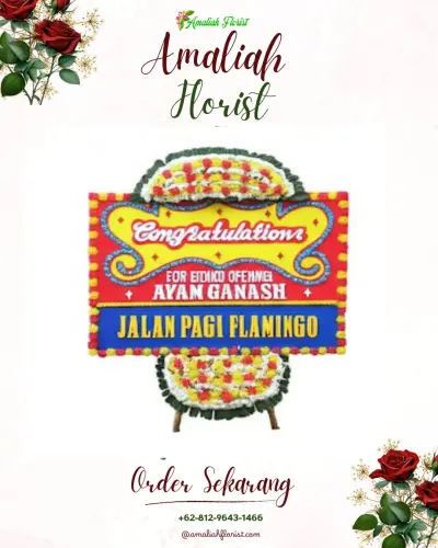 Bunga Papan Congratulation di Sidoasri